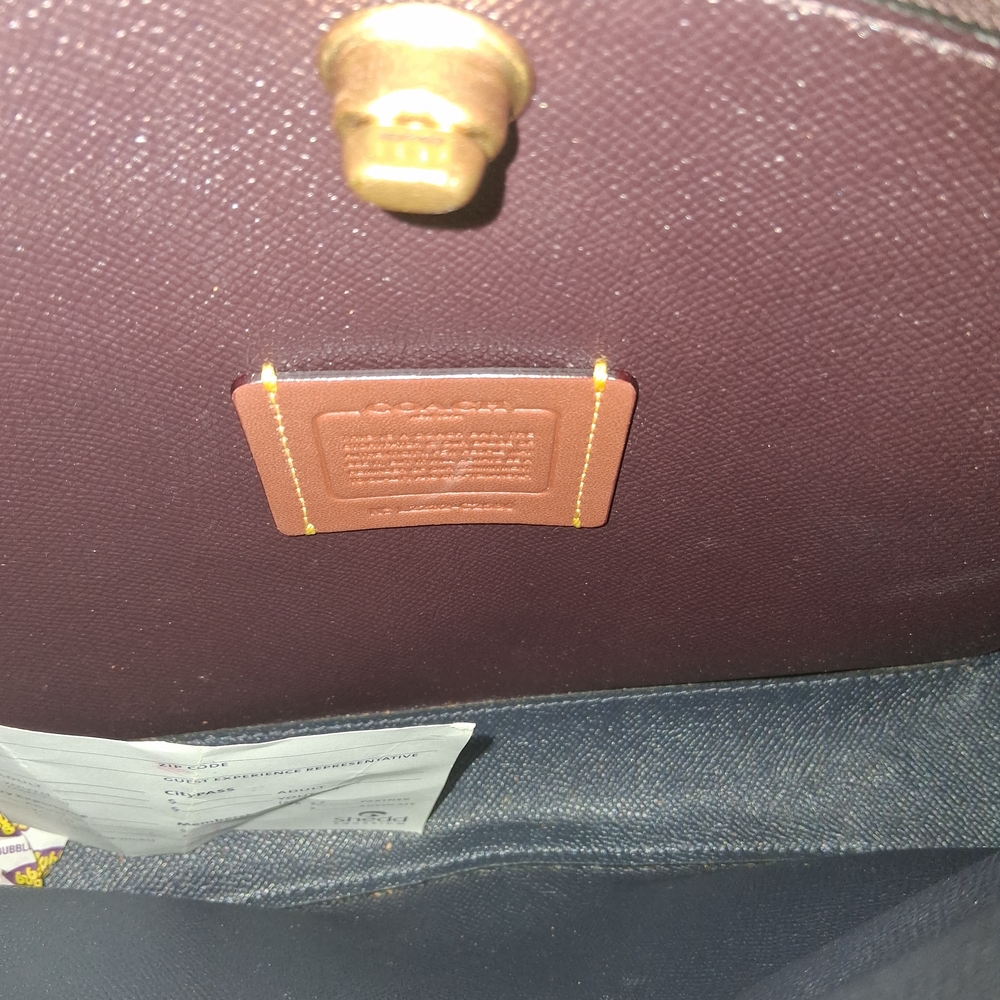 Coach Blue Crossbody Bag - Picture 2 of 10